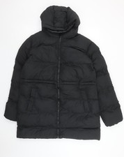 Boohoo Women Black Long Hooded