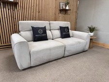 Sofology Riviera Fabric 2.5 Seater Sofa, Relaxed Chenille Cotton RRP £1599