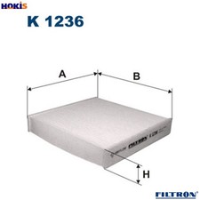 FILTER CABIN AIR K 1236 FOR