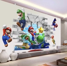 3D SUPER MARIO Wall Stickers