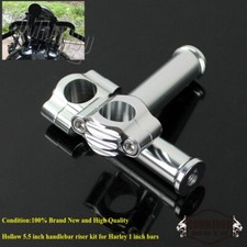 Silver 5.5" Handlebar Riser