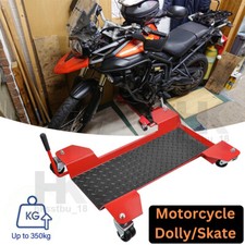 Motorcycle Centre Stand Easy Motorbike Bike Mover Ramp Platform Dolly Tool 350kg