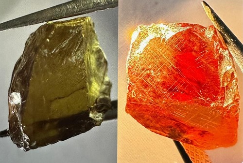 Natural colour change - ct,
