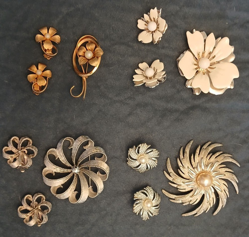 Lot vintage brooch - brooch, pins
