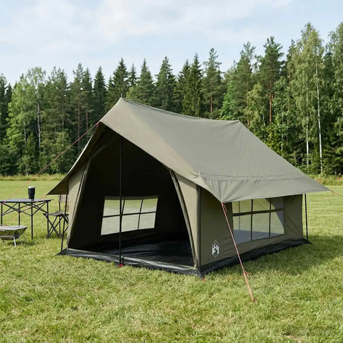 Cabin tent army - army, green