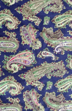 Vintage Blue Paisley Liberty