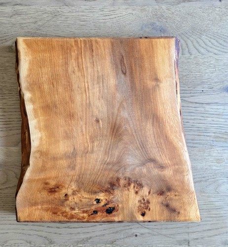 Live edge alder chopping - live,