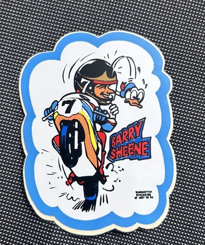 Barry sheene sticker 1975 - sheene,
