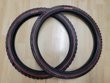 Old/Mid-school 20 X 2.0 & 1.75 Redline "RL" BMX Tyres USED nearly new