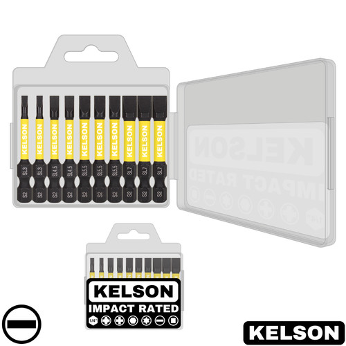 Mixed slotted flat - flat, head