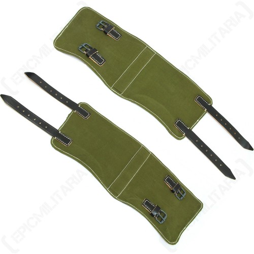 Ww2 german gaiters black - german,
