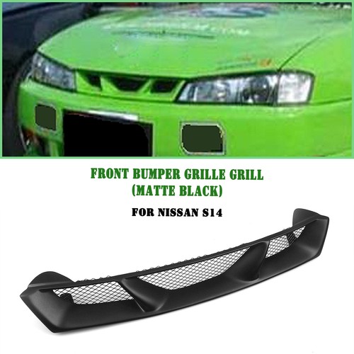 Matte black car front - front, bumper