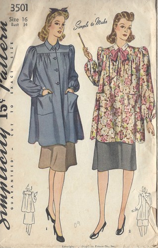 1940s vintage sewing pattern - 1940s,