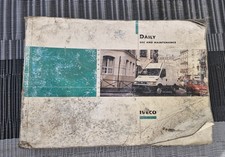 IVECO DAILY OWNERS HANDBOOK MANUAL BOOKLET 1998-2004 VANS