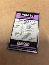 Lexicon PCM 80 Algorithm Card