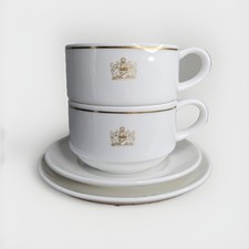 Royal Doulton British Airways Bone China Cups First Class x2