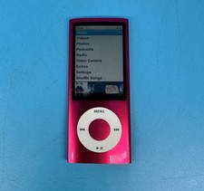 Apple iPod Nano A1320 5th Generation MP3 Media Player, Pink - Tested