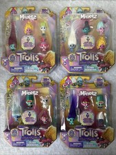 DreamWorks Trolls Band Together Series 1 Mineez 5 Trolls Surprise x 4 Packs
