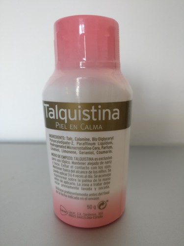Talquistina talcum powder - talquistina, with