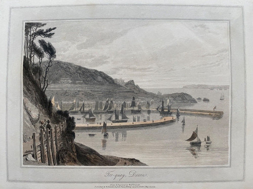 1825 antique aquatint - aquatint, print