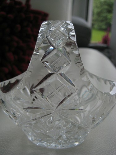 Vintage crystal cut glass - vintage,