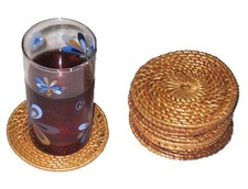 Set of 4 Handmade Rattan