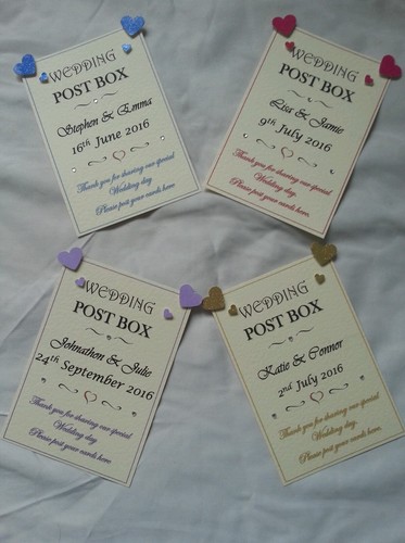 Personalised wedding post - personalised,