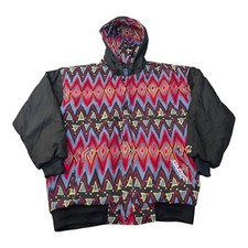 Vintage Starter Puffer Jacket Coat Aztec Fresh Prince 90s DJ Jazzy Jeff Size- M