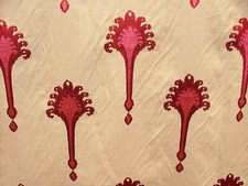 Ikat Embroidered Curtain
