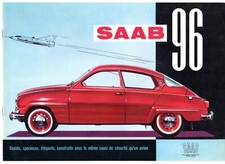 Saab 96 2-Stroke 1960-61 Swiss Market Sales Brochure In French