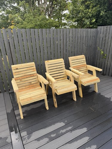 Outdoor garden wooden chair - ,
