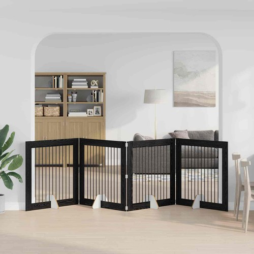 Foldable dog gate with stands - gate,