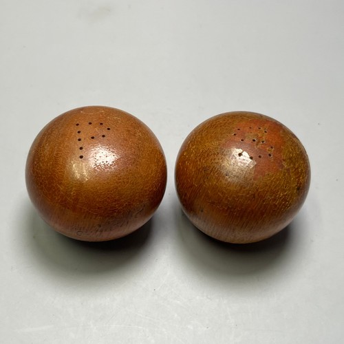 Vintage wooden salt pepper - vintage,