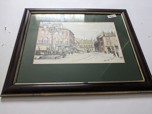 Vintage framed street - vintage, scene