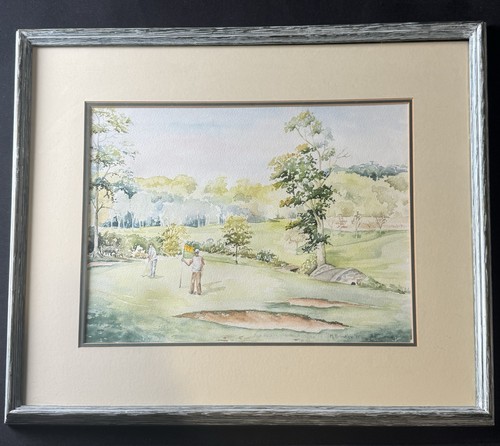 Original signed watercolour - original,