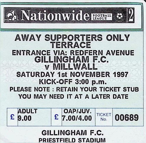 Gillingham millwall - gillingham,