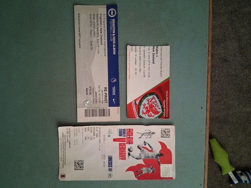 Used football tickets - used,