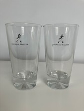 Pair Of (2) Johnnie Walker Tall Highball Whisky Glass Tumbler New 45cl 450ml