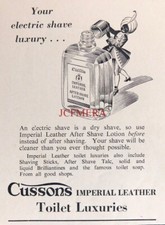 IMPERIAL LEATHER Men's Aftershave Toiletries ADVERT Small 1954 Print 670/172