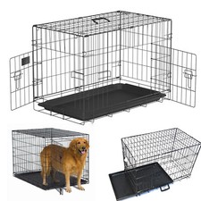 Folding Dog Cage Metal Puppy