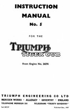 Triumph tiger cub - (1367),