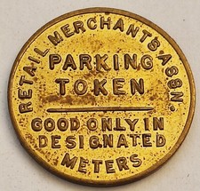 Parking Token Hutchinson National Bank - USA Central Kansas 1970's - E