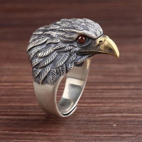 Mens eagle ring gothic - mens,