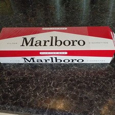 Marlboro carton held 200 cigs now empty