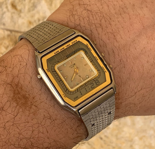 1981 vintage citizen ana - vintage,