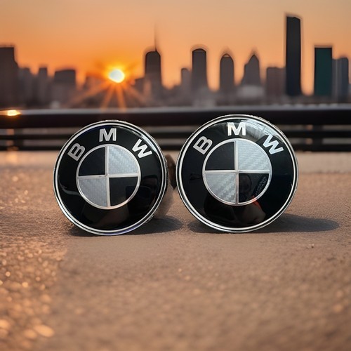 Bmw carbon badges front - bmw,