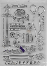 A6 Assorted Clear Stamp Set for cardmaking, scrapbooking, crafts