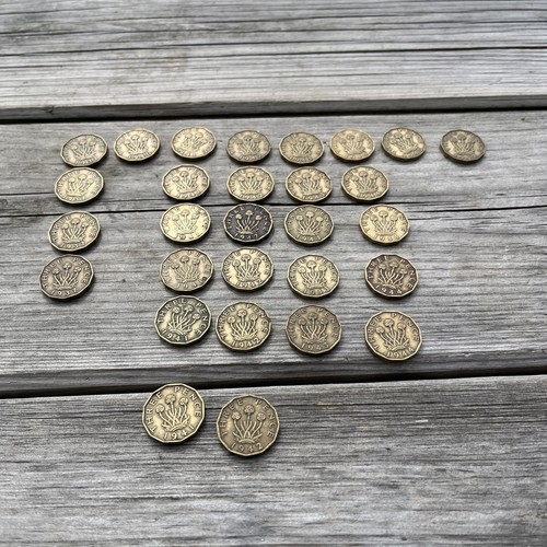 Pence coin joblot 1937 - 3,