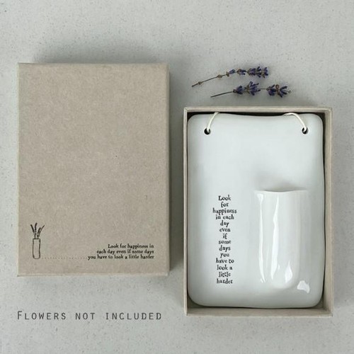 Porcelain wall vase flower - porcelain,