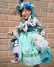 Witches of Pendle Abigail Green 22"  large collectable witch doll not a toy 